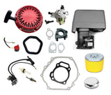 Honda GX340 Carburetor Recoil Starter Ignition Coil Gasket Set 11Hp Engine