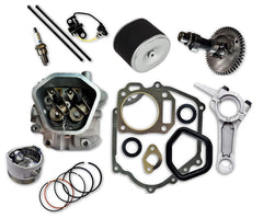 Cylinder Head Rocker Arms Connecting Rod Camshaft Gasket Kit Compatible with Honda GX390 13HP