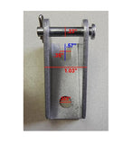 Set of 2 24" Linear Actuators with Brackets Stroke 12 Volt DC 200 Pound Max Lift