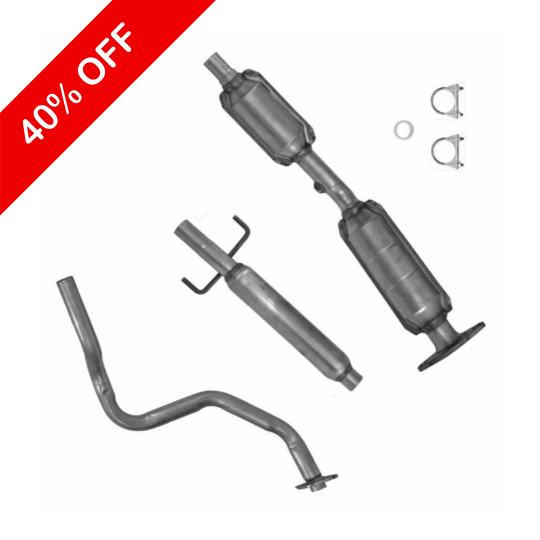 New 3 Piece Direct Fit Rear Catalytic Converter For 2004-2009 Toyota Prius 1.5L