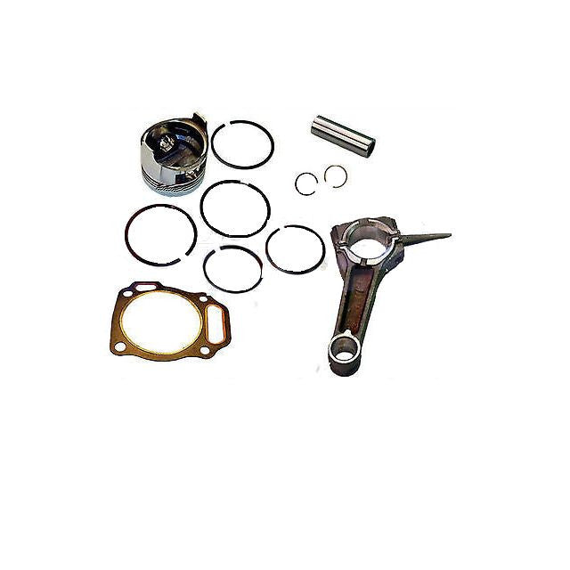 Honda GX390 13hp PISTON & RING PIN & CLIPS WITH CONNECTING ROD  FREE HEAD GASKET