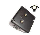 NEW HONDA GX390 EXHAUST MUFFLER WITH HEAT SHEILD & GASKET 13HP ENGINE