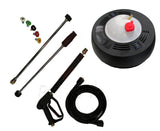 15in Pressure Washer Surface Cleaner Spray Gun Wand / Lance & Tips Deck Driveway - AE-Power