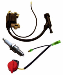 Ignition Coil, Spark Plug, On/Off Switch Compatible with Honda GX160 5.5 HP Engines