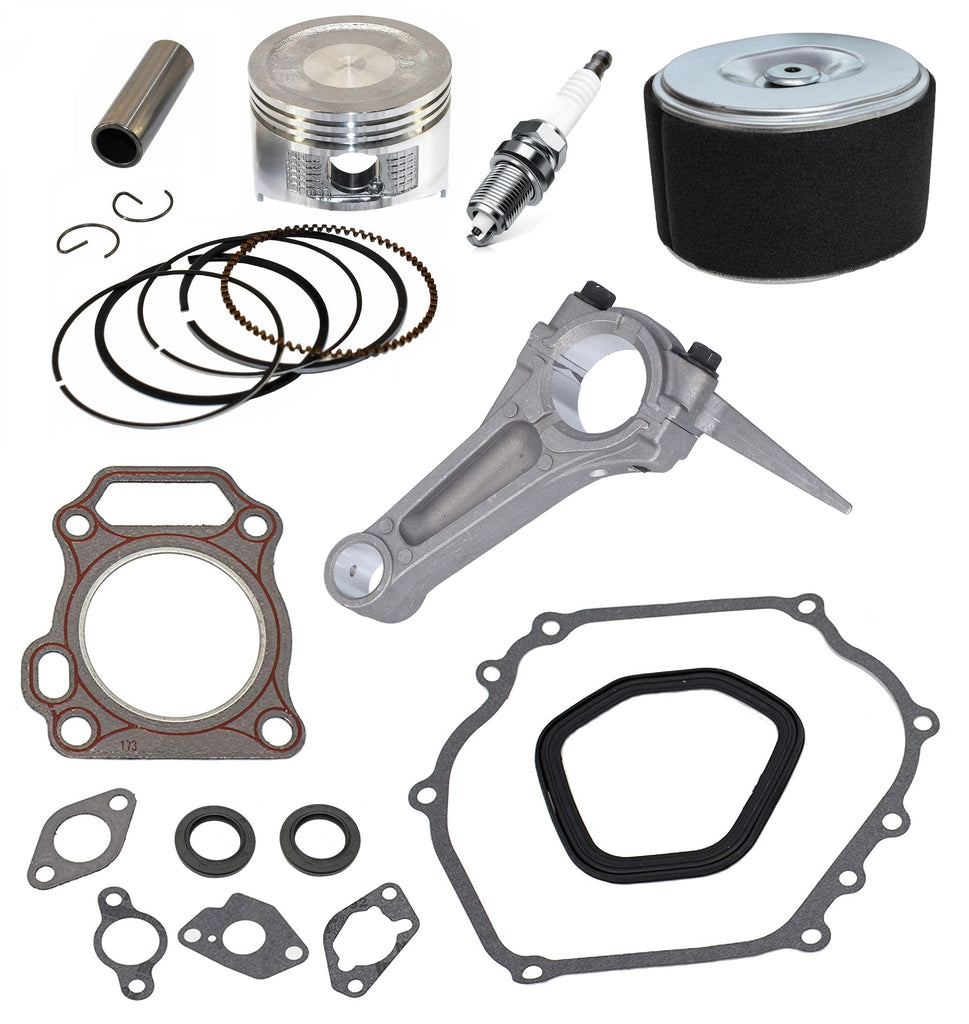 Engine Overhaul Kit Compatible with Honda GX240 8HP Piston Kit Connecting Rod