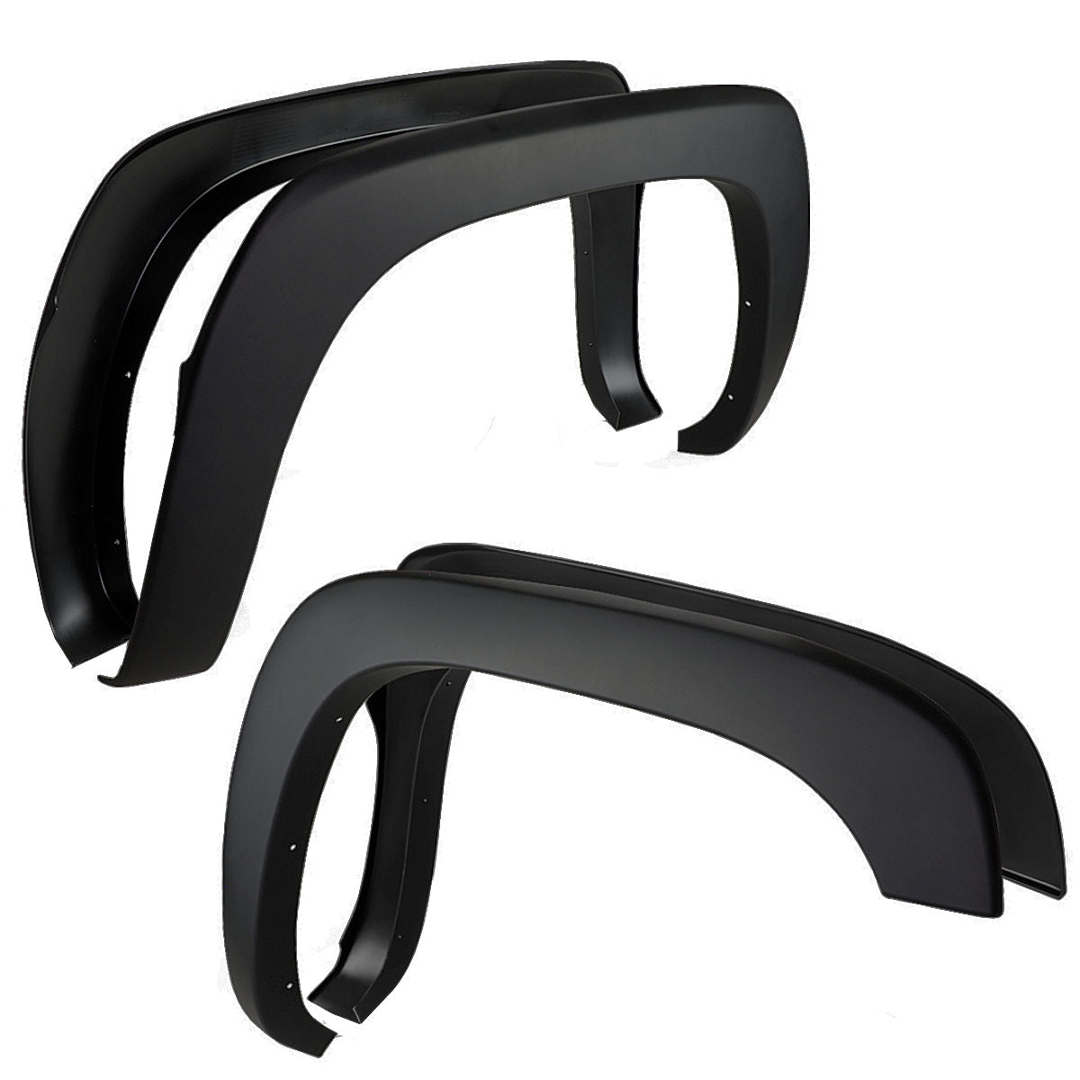 2002-2008 Dodge Ram 1500 Fender Flares Smooth Finish, Set of 4 - AE-Power