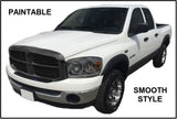 2002-2008 Dodge Ram 1500 Fender Flares Smooth Finish, Set of 4 - AE-Power