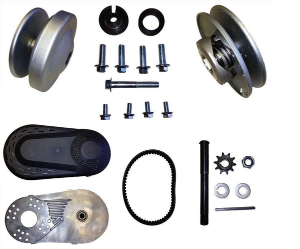 Uimoso Go Kart Torque Converter Kit - 10T & 12T Sprockets, #35 Chain, Fits Comet TAV2/30