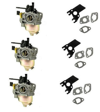 New 3 Pack GX200 Honda Adjustable Carburetor With Free Gaskets & Insulator