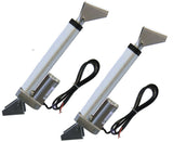Set of 2 24" Linear Actuators with Brackets Stroke 12 Volt DC 200 Pound Max Lift