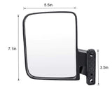 Golf Cart Mirrors Rear View Folding Side Mirrors for Club Car EZGO Yamaha Combo