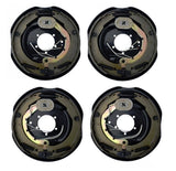 (4) 12" x 2" Trailer Electric Brakes Assembly 2x Right 2x Left Side Fits Dexter