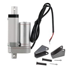Linear Actuator with Brackets 2" Stroke 225 Pound Max Lift 12 Volt DC Heavy Duty