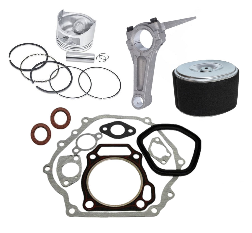 Engine Overhaul Kit Gasket Set Piston Connecting Rod Compatible with Honda GX160 5.5HP