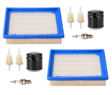 Golf Cart Tune-Up Kits Compatible with Club Car DS Models 1992 & Up Air Oil Inline Fuel Filters - Set of 2 Kits