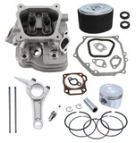 Engine Overhaul Kit Cylinder Head Piston Rings Connecting Rod Oil Seals Gaskets Compatible with Honda GX160 5.5HP