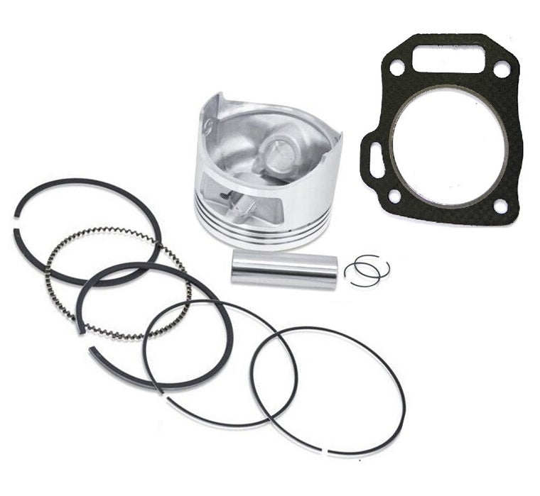 Piston and Rings Kit Compatible with Honda GX160 5.5HP 5.5 HP Includes FREE HEAD GASKET