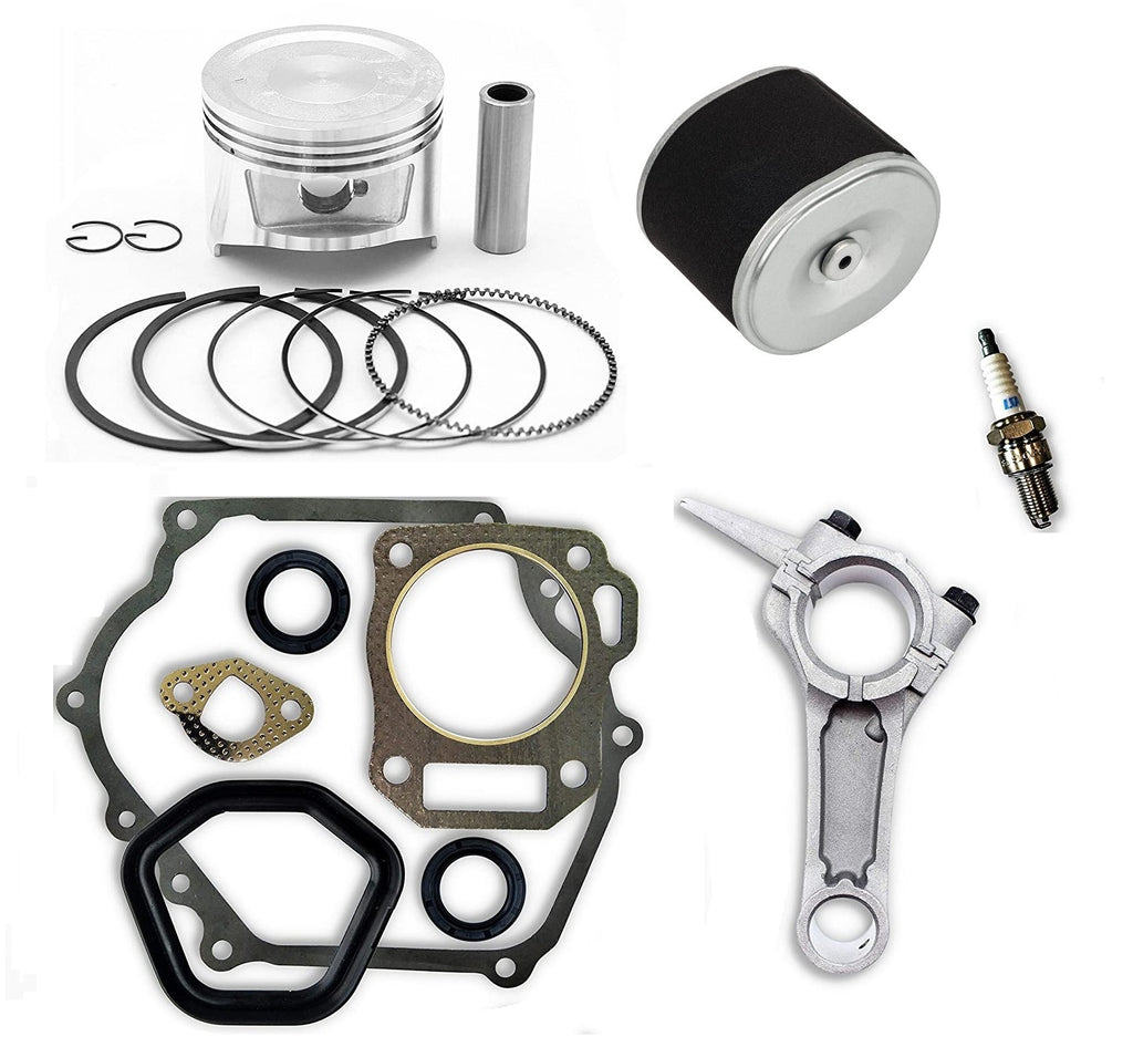 Engine Overhaul Kit fits Honda GX340 11 HP Engines Piston Rings Clips Air Filter Gasket Set