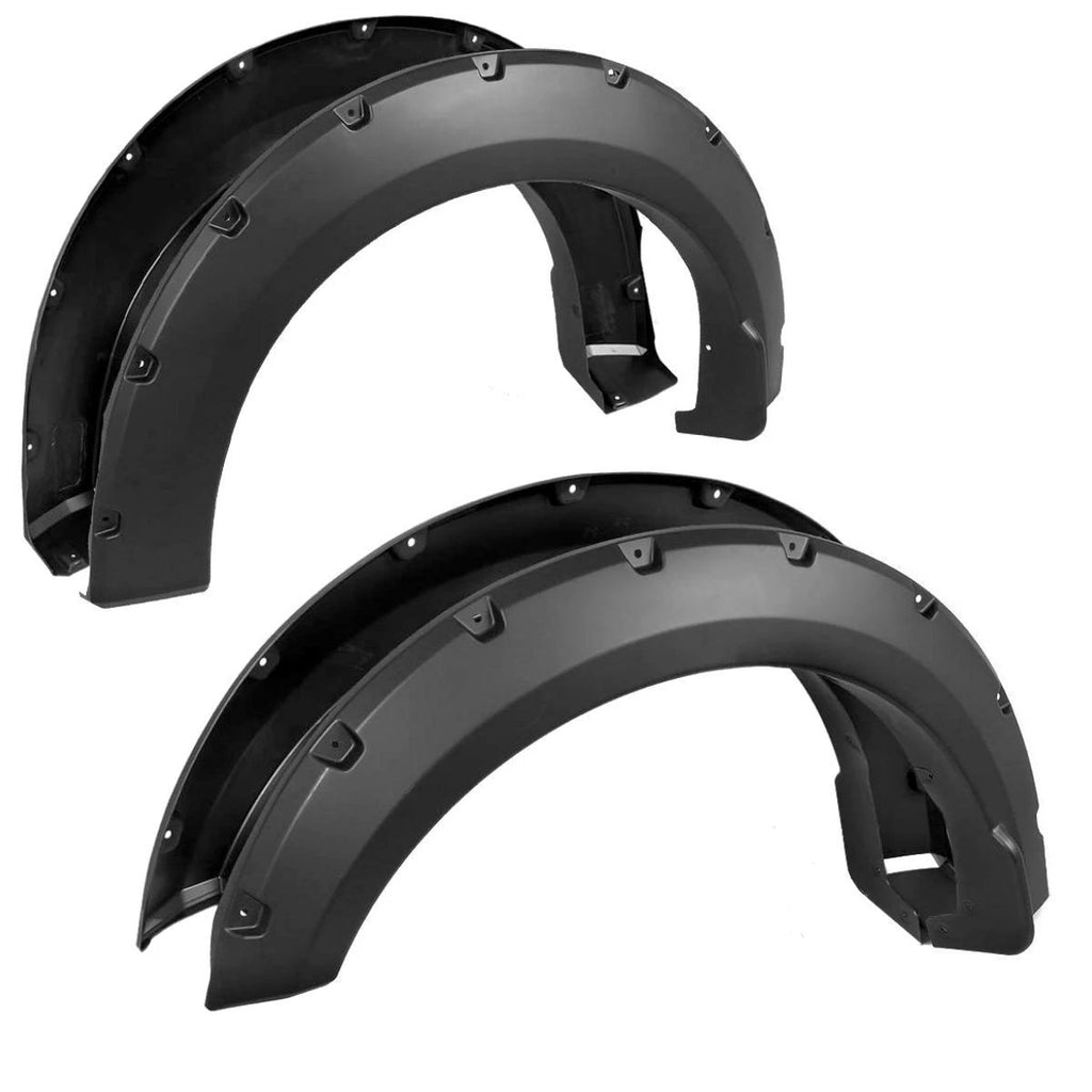 04-08 Ford F-150 Pickup Bolt On Rivet Style Fender Flares Set Smooth Paintable