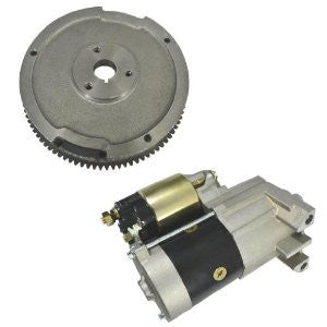 NEW Flywheel with Drive Gear and Starter Motor with Solenoid FITS GX620 20 HP