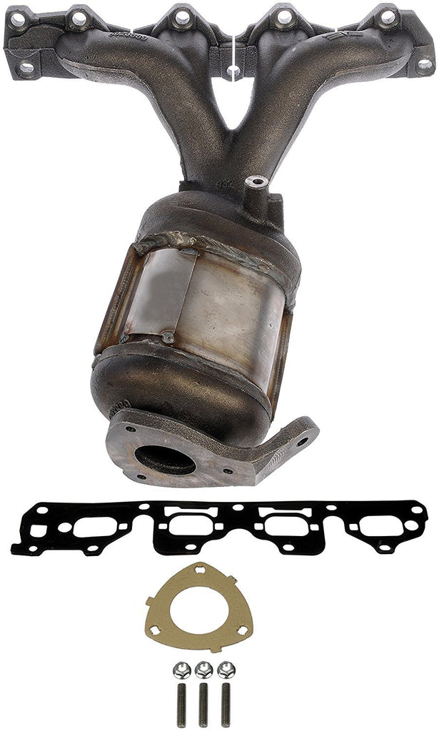 674-889 Exhaust Manifold with Integrated Catalytic Converter 2004 - 2008 Chevy Malibu, 2006 - 2008 Pontiac G6, 2007 - 2008 Saturn Aura (Non-CARB Compliant)