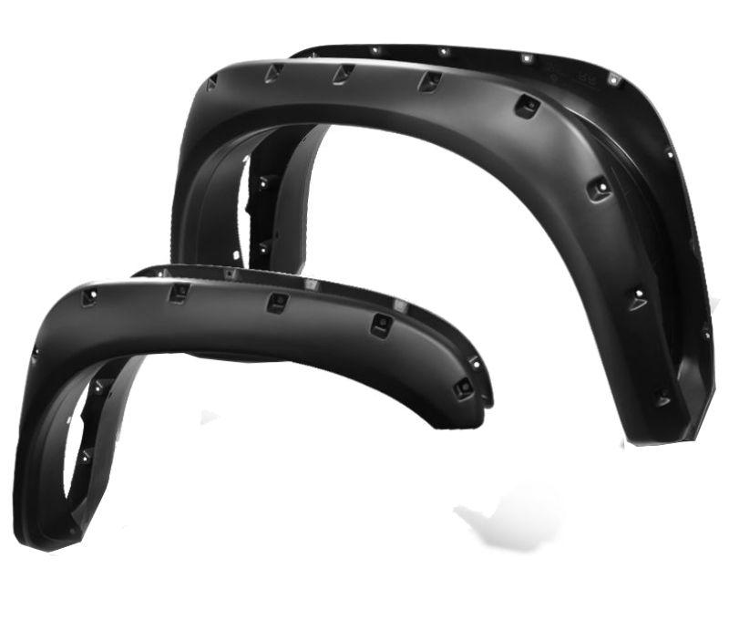 2009-2017 Dodge Ram 1500 Paintable Fender Flares Bolt On Rivet Style Left Right