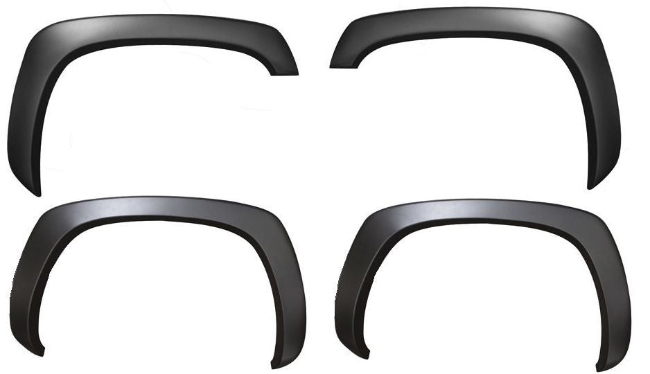 YITAMOTOR 4-Piece Fender Flares For Chevy Silverado & GMC Sierra 1999-2007 Classic – Bolt-On, Black Plastic