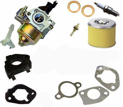 Honda GX160 Carburetor Gaskets Air Filter Spark Plug Petcock Spacer For 5.5HP