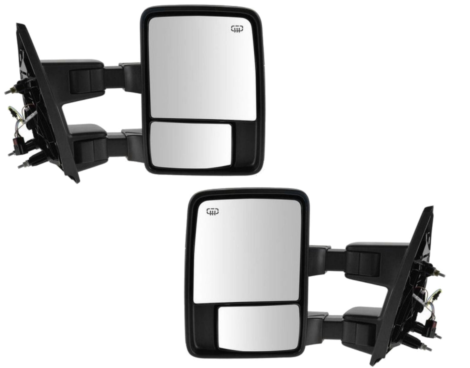 Side Manual Towing Mirrors Tow Pair Driver Passenger Left Right Super Duty New - AE-Power