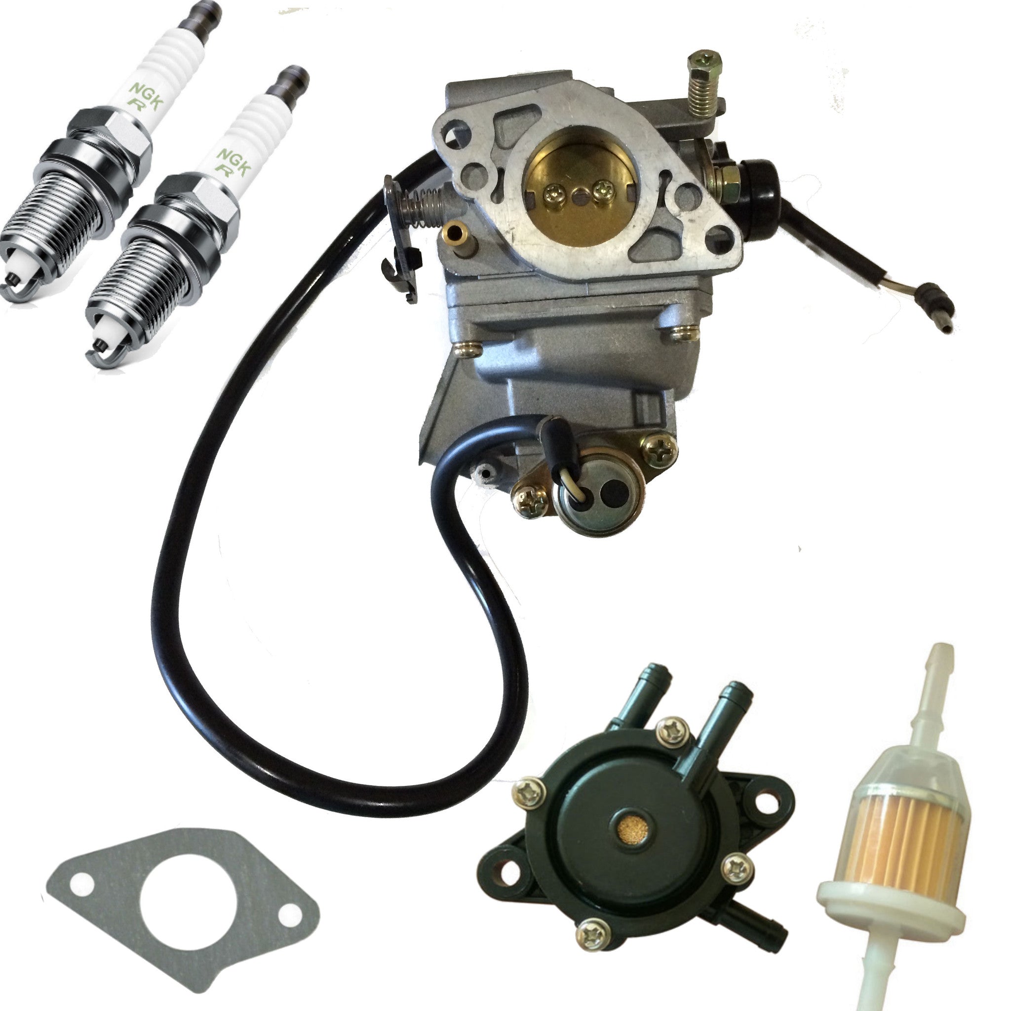 Carburetor Carb for Honda w Fuel Pump Filter Plugs GX620 Gx610 Mower Gas Engine - AE-Power
