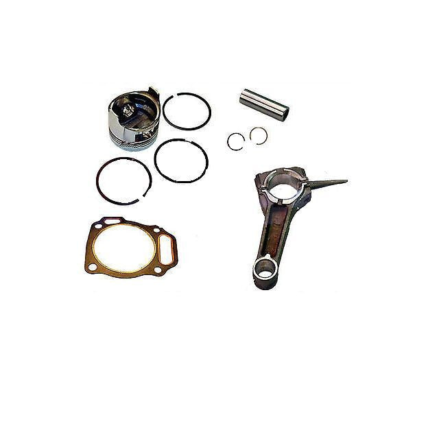 Honda GX270 9hp PISTON & RING PIN & CLIPS WITH CONNECTING ROD  FREE HEAD GASKET