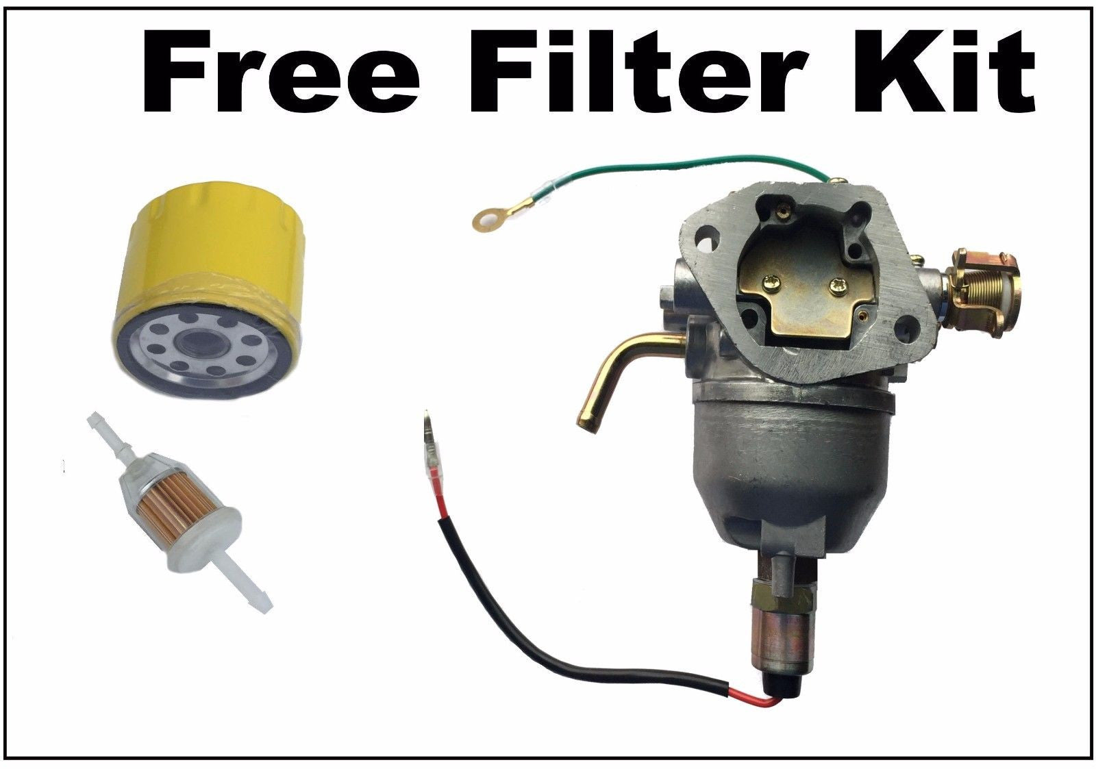 CARBURETOR FOR KOHLER KT SERIES DOME STYLE ENGINE CARB OIL FUEL FILTERS - AE-Power