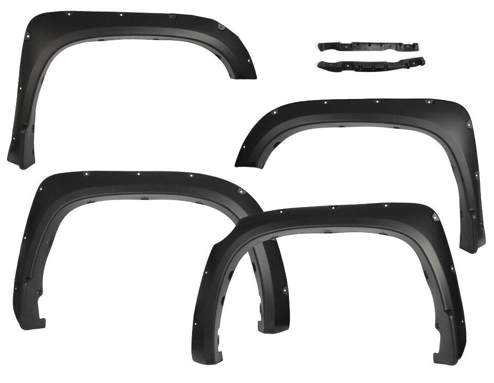 Fender Flares Pocket Fits Toyota Tundra 2007-2013 Rivet Style PAINTABLE Full Set