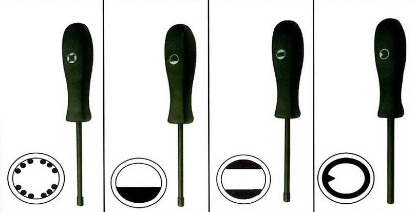 Adjustment Tool Kit Grass Trimmer/Edger - 4 Piece Kit - Splined, D, Double D, Pacman