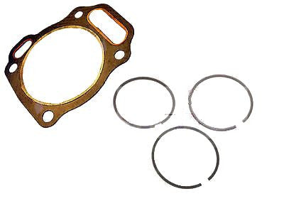 New Honda Piston Rings Ring Set And Cylinder Head Gasket GX200