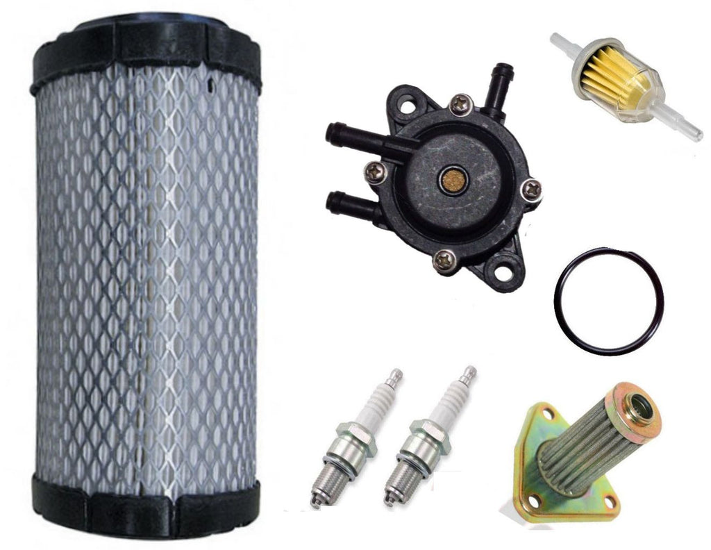 EZGO TXT ST350 Gas Golf Cart Tune Up Kit 96-up Fuel Pump Spark Plug Air Filter
