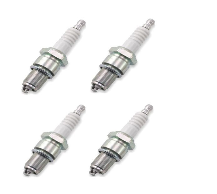 NEW Spark Plug FITS Honda GX120 GX160 GX200  6.5 HP Pack of 4 plugs w suppressor
