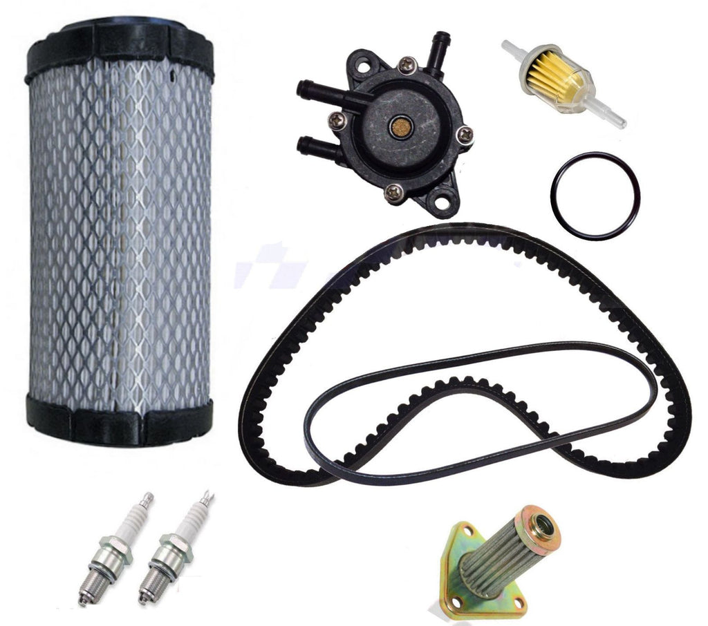 EZGO TXT ST350 Gas Golf Cart Tune Up Kit 96-up Fuel Pump Drive Starter Belt